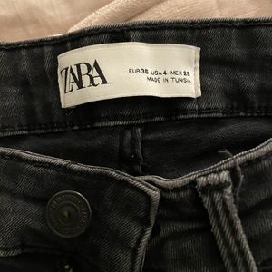 Zara dark grey skinny jeans